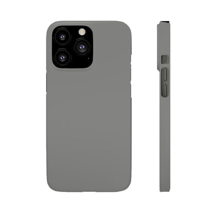 Battleship Gray iPhone Case (Slim) iPhone 13 Pro Matte Phone Case