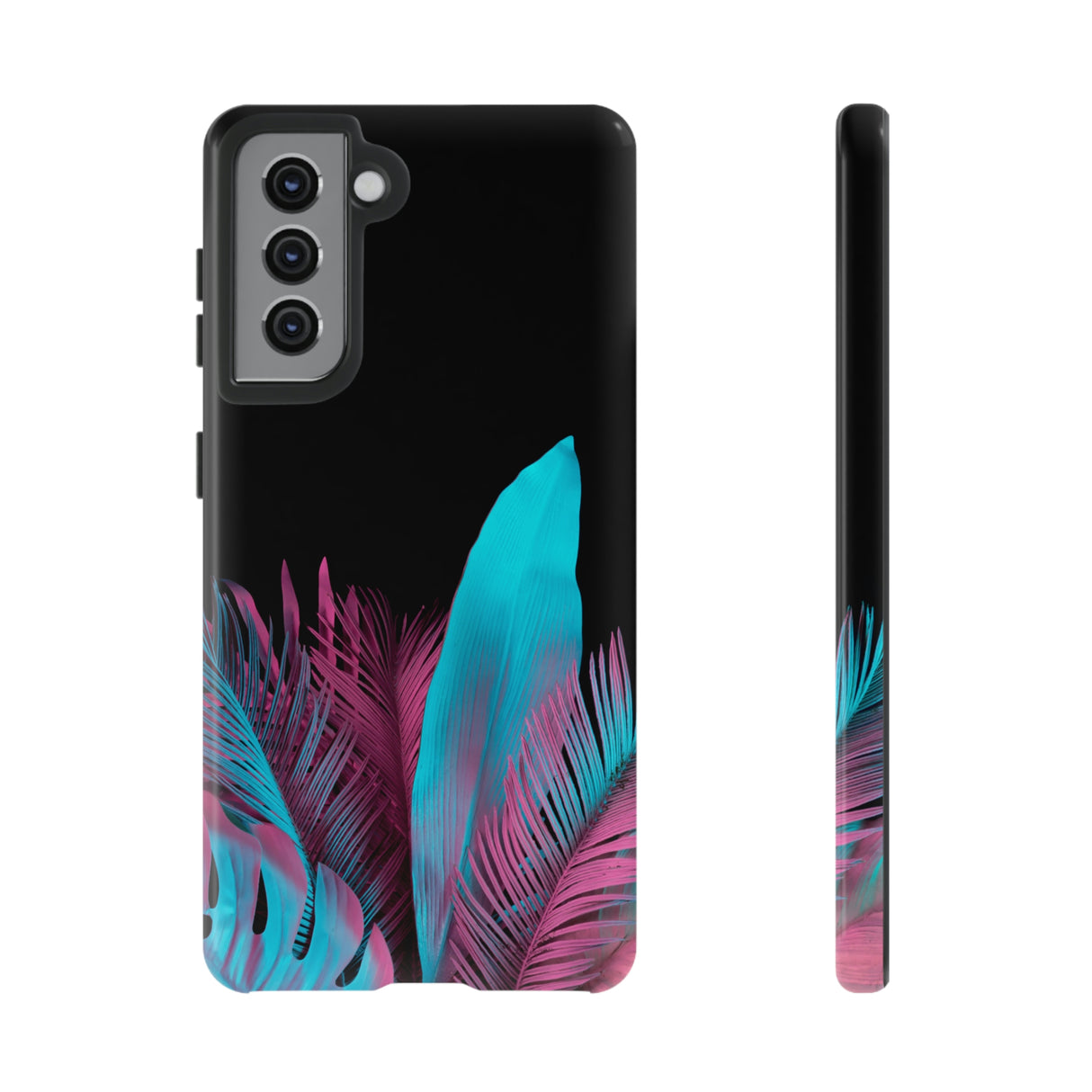 Neon Tropical Android Case (Protective) Samsung Galaxy S21 Glossy Phone Case