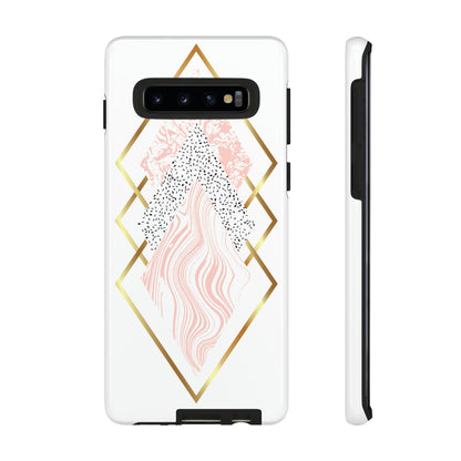 Gold Rhombus Android Case (Protective) Samsung Galaxy S10 Glossy Phone Case