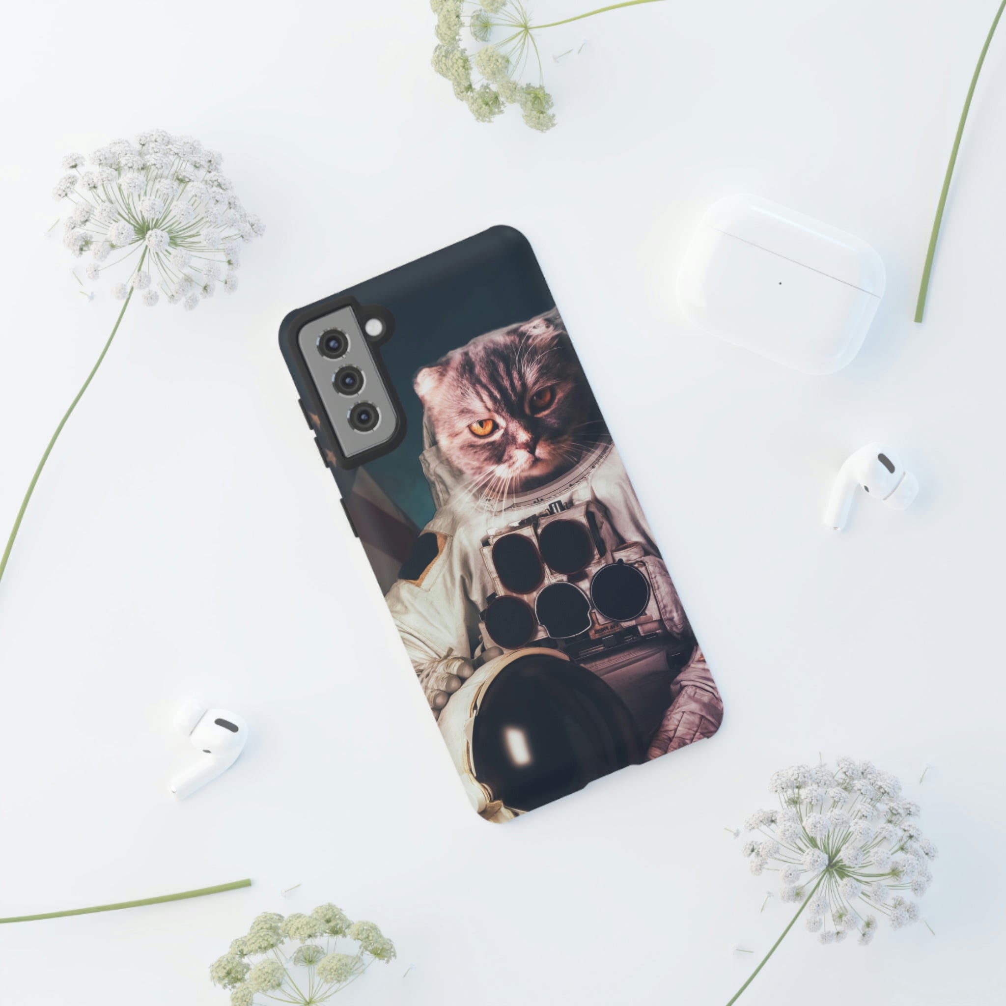 Cat Astronaut Android Case (Protective) Phone Case