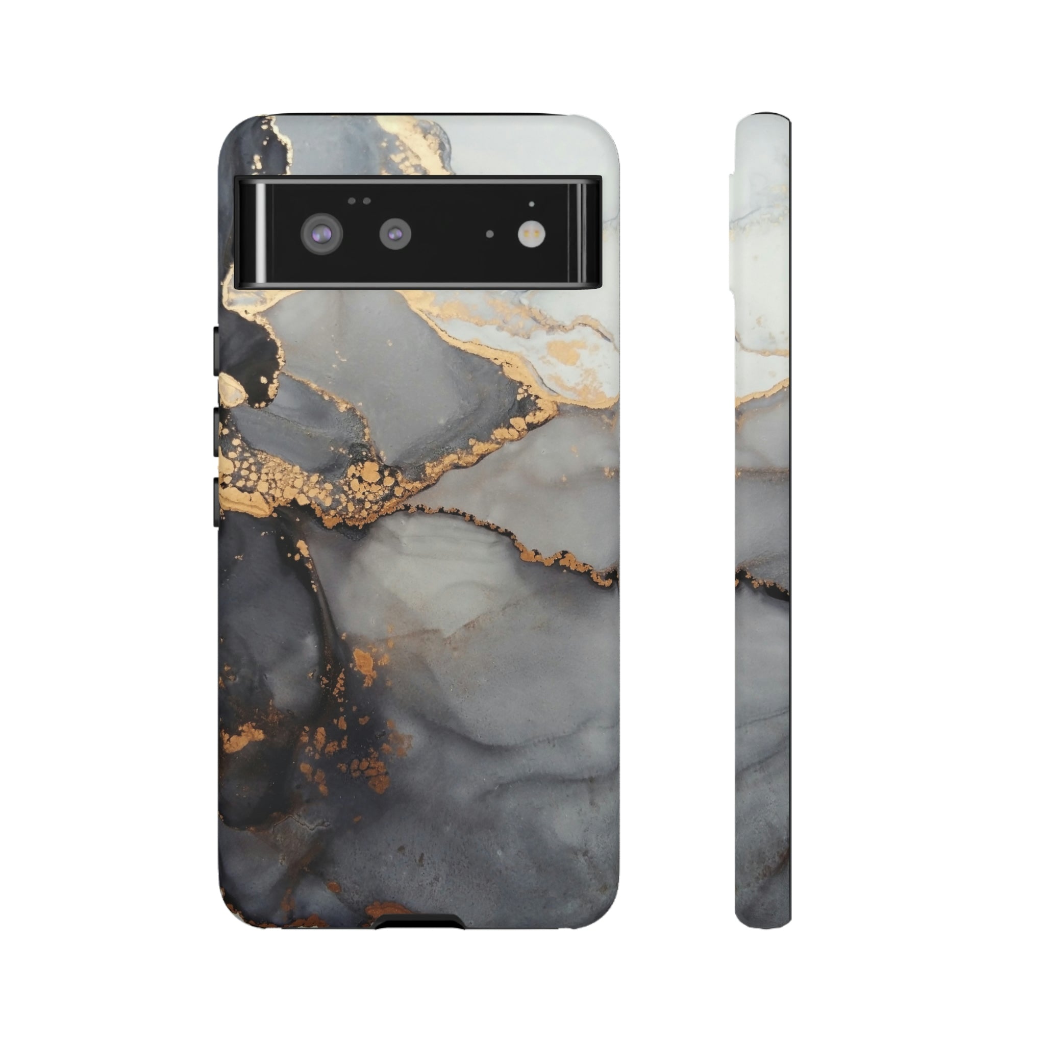 Grey Marble Android Case (Protective) Google Pixel 6 Matte Phone Case