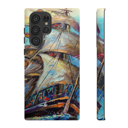 Sailboat Painting Android Case (Protective) Samsung Galaxy S22 Ultra Matte Phone Case