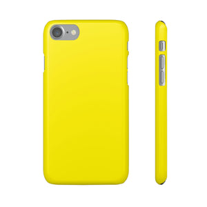 Canary Yellow iPhone Case (Slim) iPhone 7 Glossy Phone Case