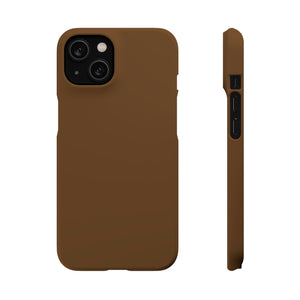 Dark Brown iPhone Case (Slim) iPhone 14 Matte Phone Case