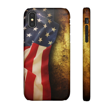 Close up of American flag Samsung/iPhone (Slim) Phone Case