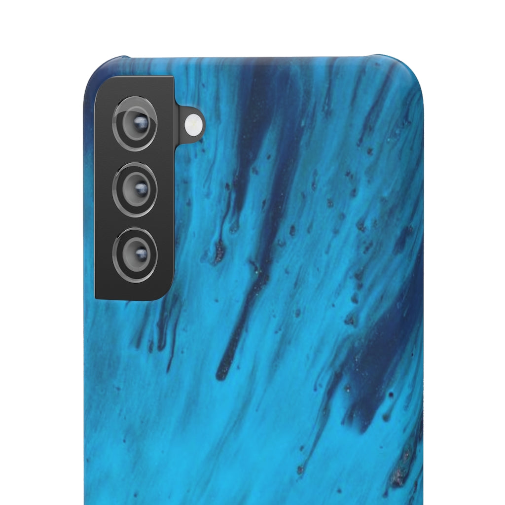 Light Blue Ink Art Android Case (Slim) Phone Case