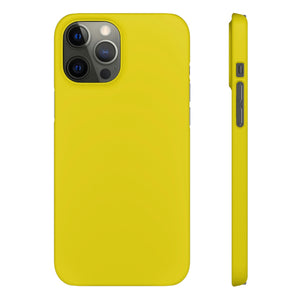 Citrine Yellow iPhone Case (Slim) iPhone 12 Pro Max Matte Phone Case