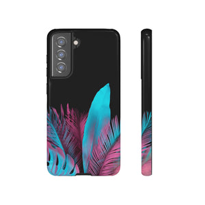 Neon Tropical Android Case (Protective) Samsung Galaxy S21 FE Glossy Phone Case