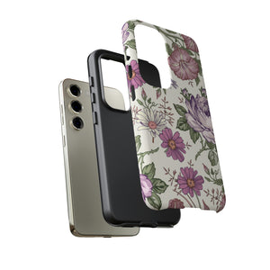 Pastel Vintage Flower Samsung Case (Protective) Phone Case