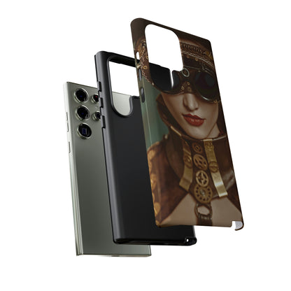 Steampunk Lady Android Case (Protective) Phone Case