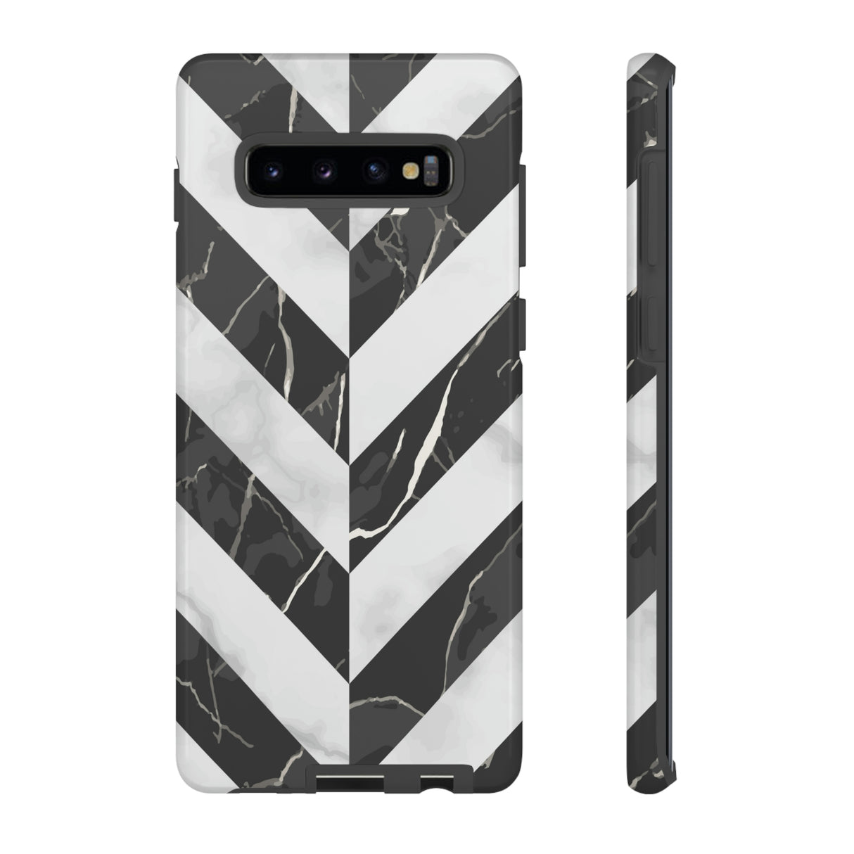 Herringbone Android Case (Protective) Samsung Galaxy S10 Plus Glossy Phone Case