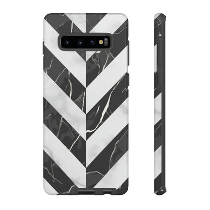 Herringbone Android Case (Protective) Samsung Galaxy S10 Plus Glossy Phone Case