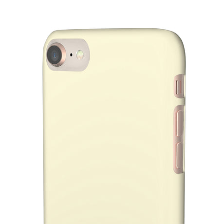 Cornsilk White iPhone Case (Slim) Phone Case