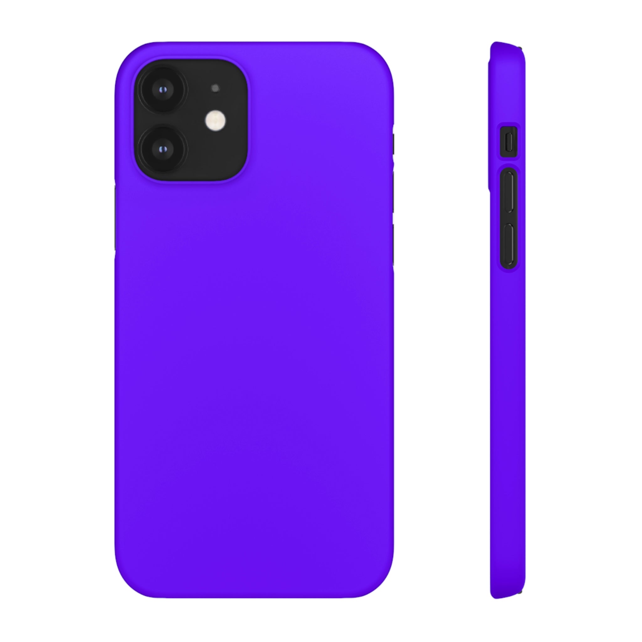 Electric Indigo iPhone Case (Slim) iPhone 12 Matte Phone Case