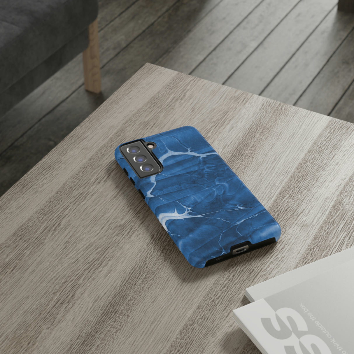 Ebru Blue Android Case (Protective) Phone Case