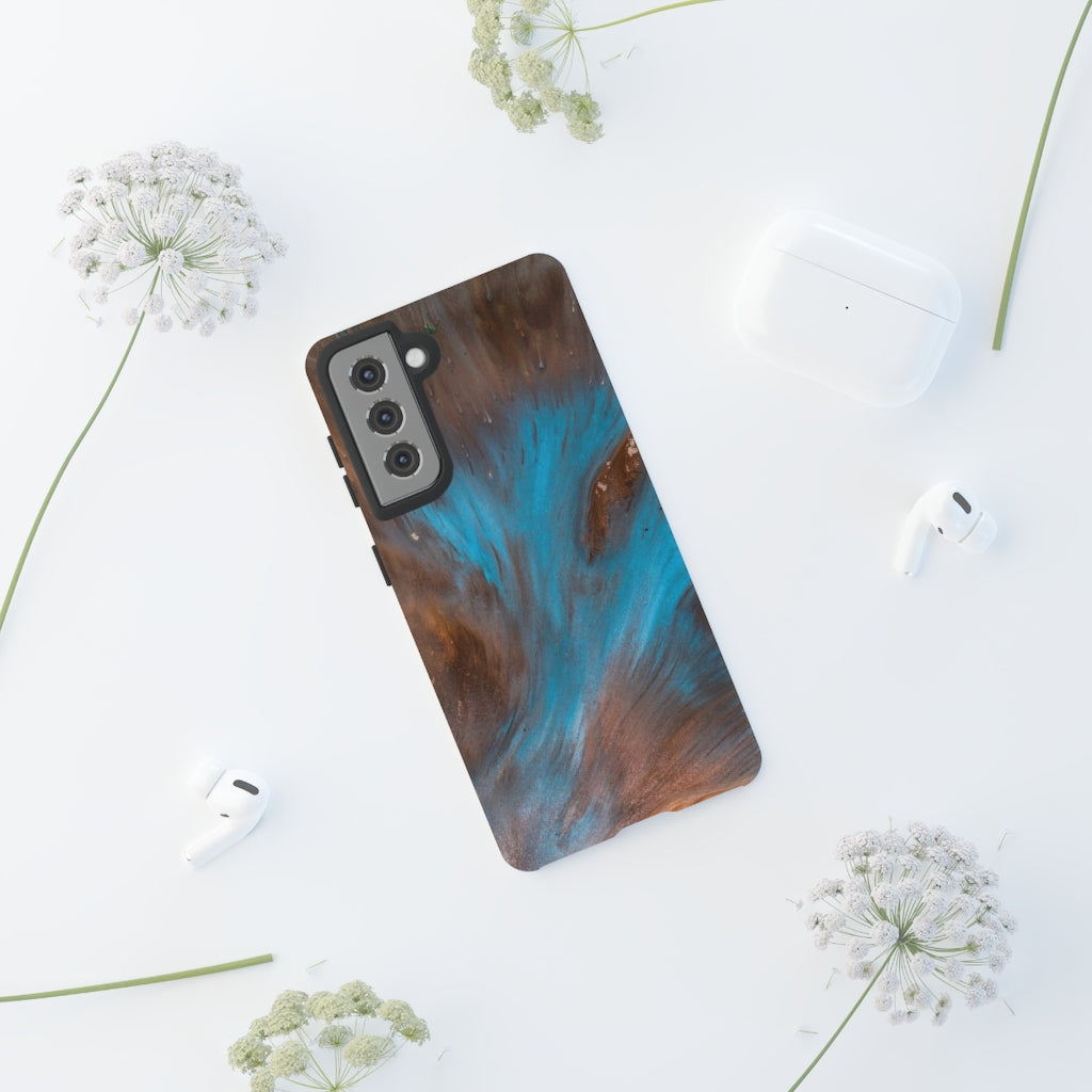 Blue Lagoon Ink Art Android Case (Protective) Phone Case