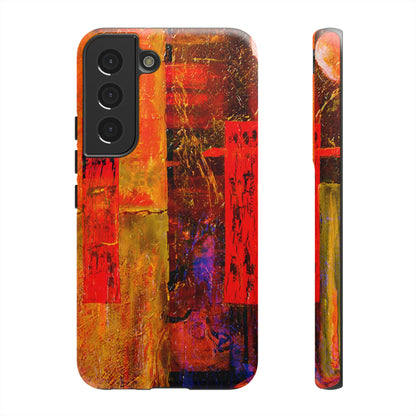 Red Oil Painting Android Case (Protective) Samsung Galaxy S22 Matte Phone Case