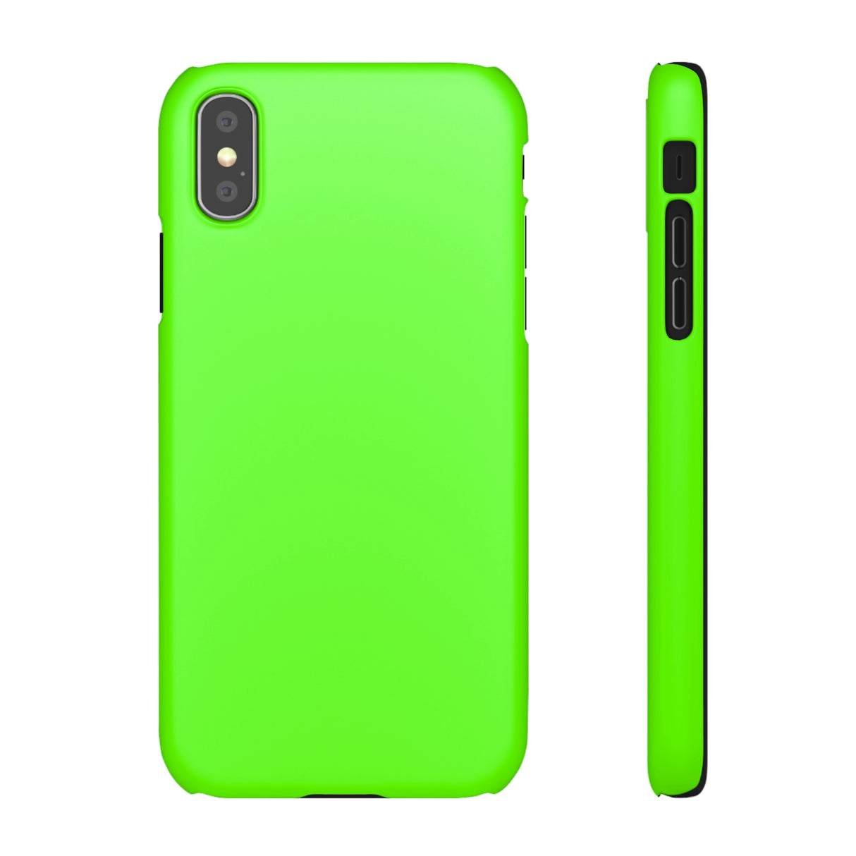 Bright Green iPhone Case (Slim) iPhone XS Matte Phone Case