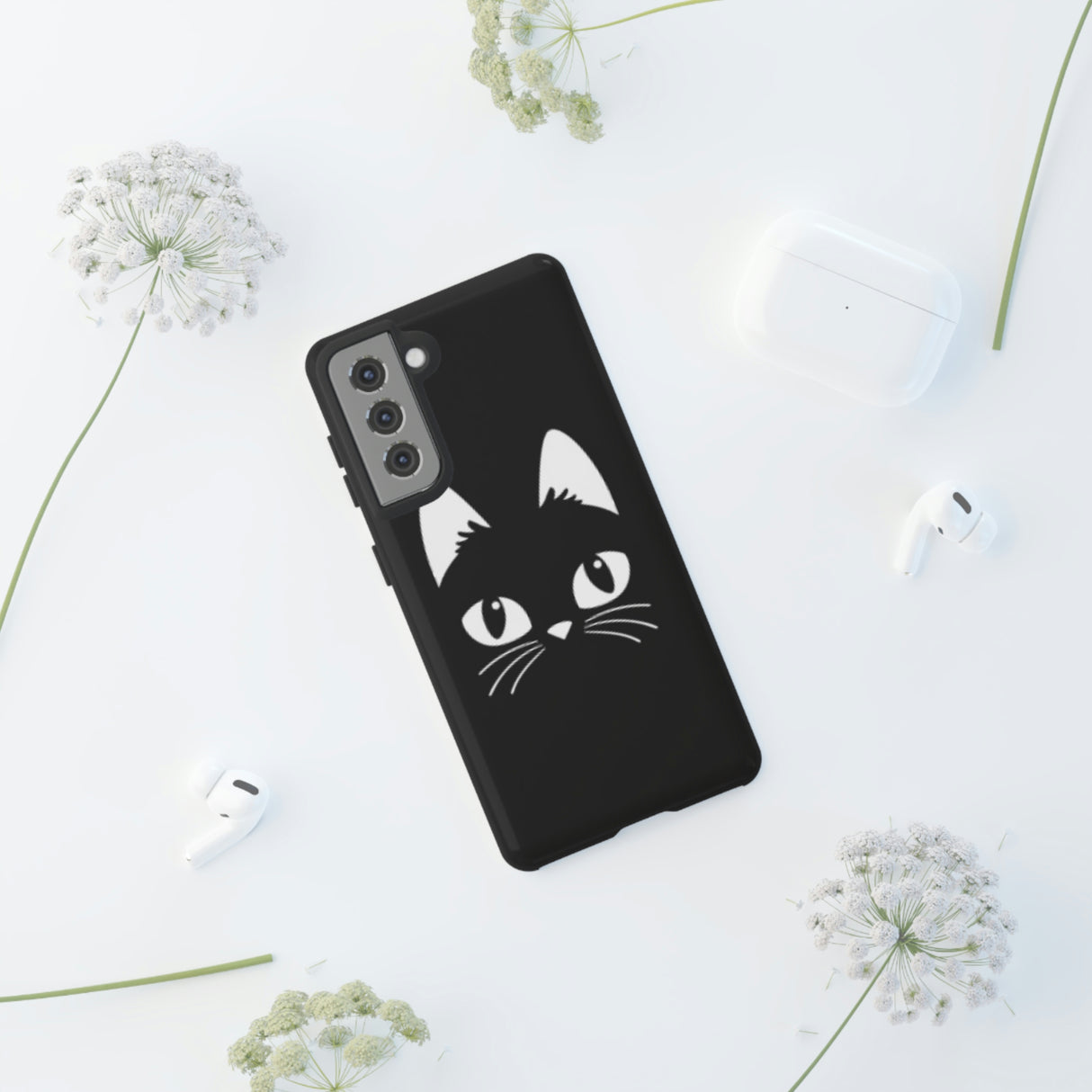 Cartoon Cat Icon Android Case (Protective) Phone Case