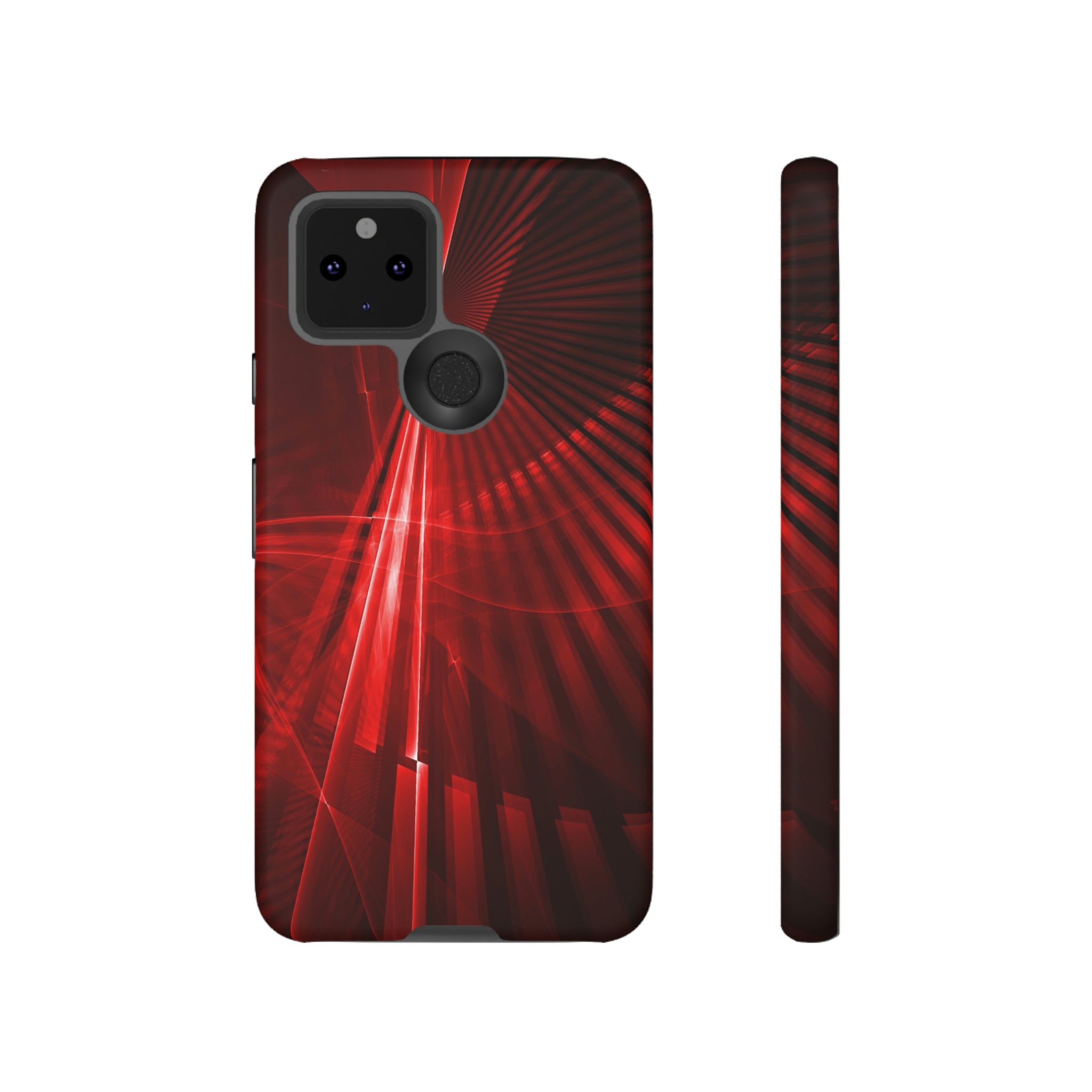 Red Disco Lights Android Case (Protective) Google Pixel 5 5G Matte Phone Case