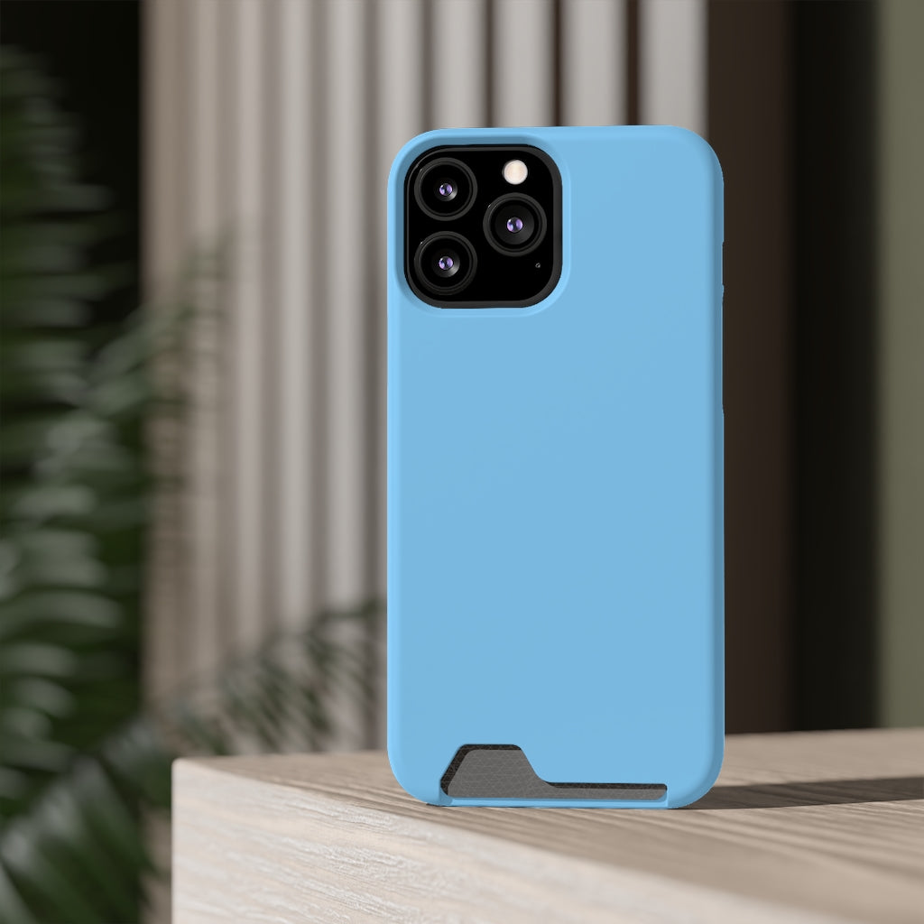 Light Sky Blue iPhone Case (Card) Phone Case