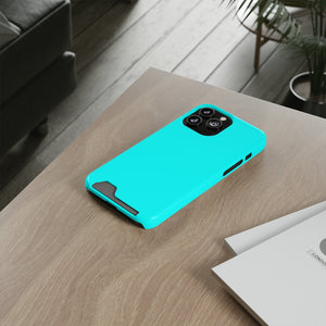 Cyan iPhone Case (Card) Phone Case