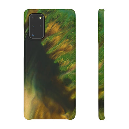 Green Forest Ink Art Android Case (Slim) Samsung Galaxy S20+ Glossy Phone Case