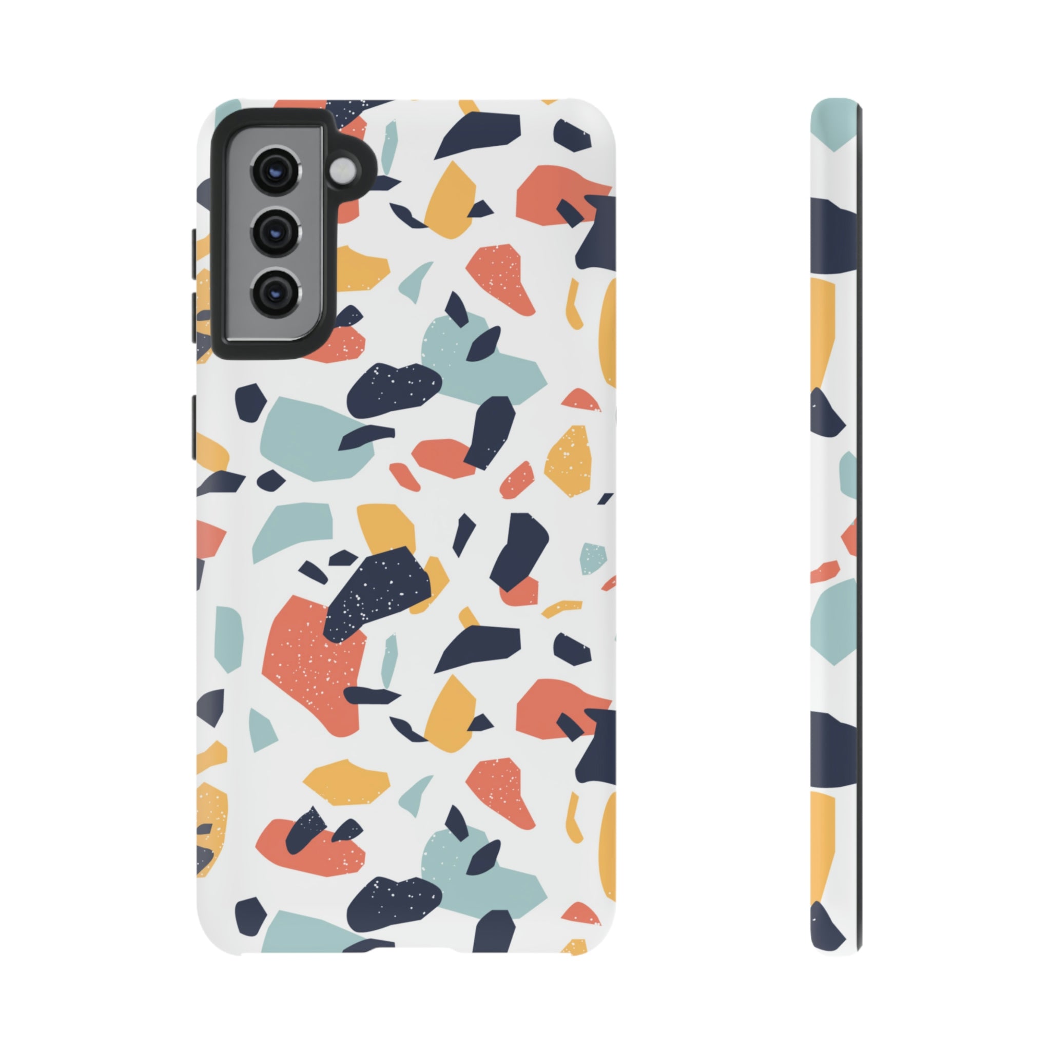 Colorful Terrazzo Android Case (Protective) Samsung Galaxy S21 Plus Matte Phone Case