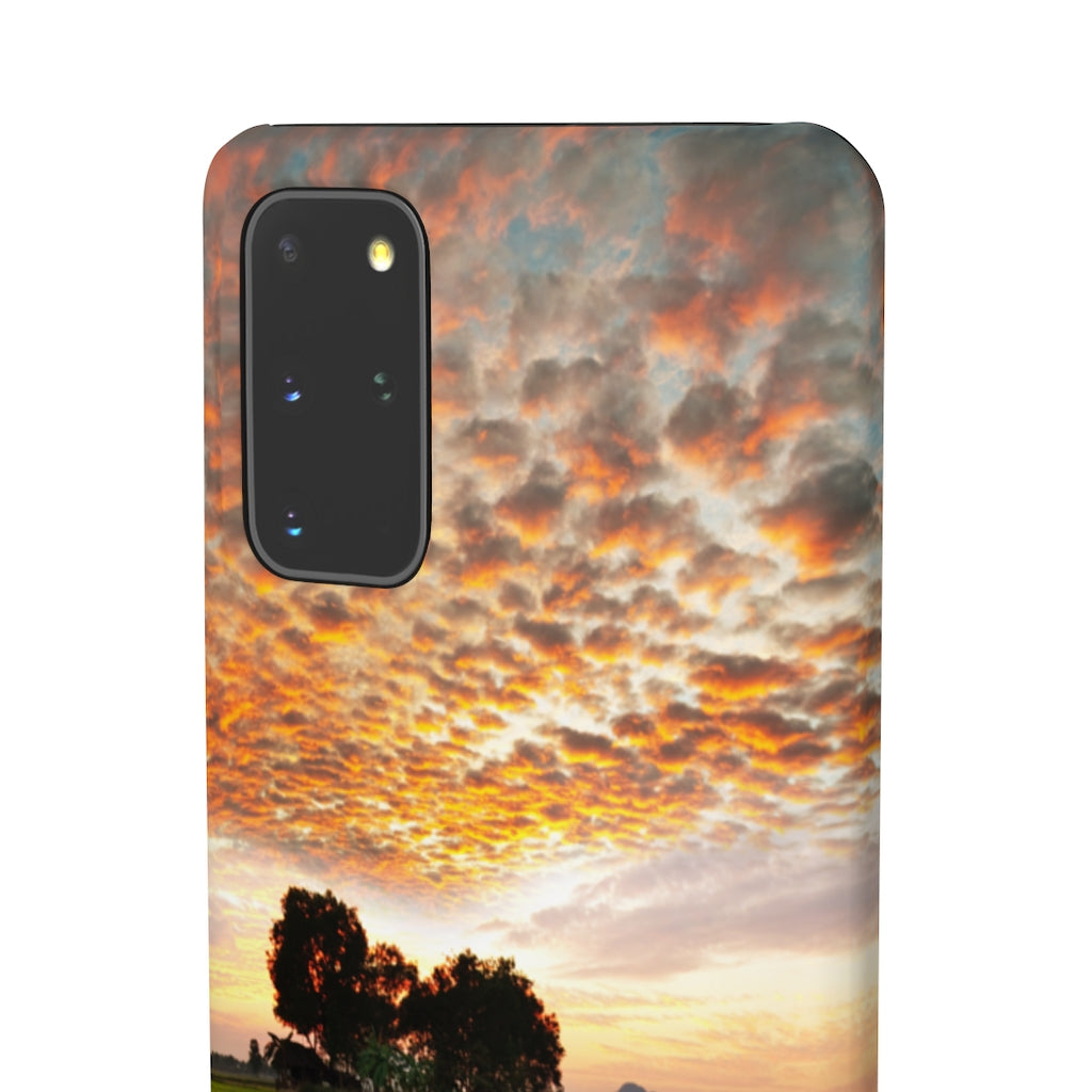 Sunset on the Tropical River Samsung/iPhone (Slim) Samsung Galaxy S20+ Matte Phone Case