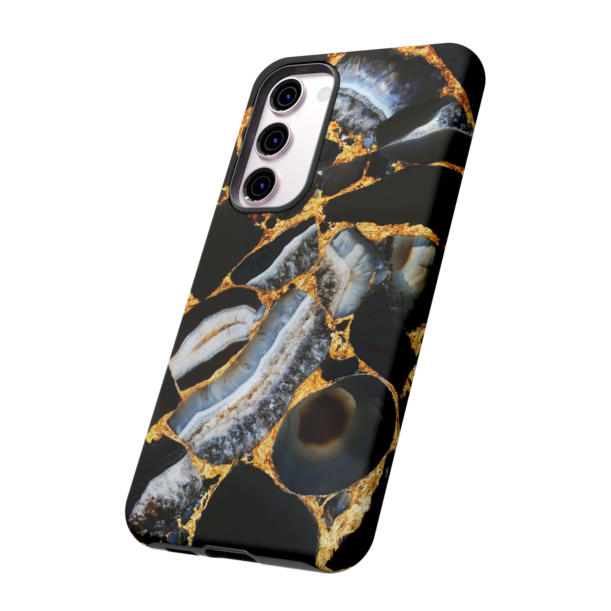 Dark Agate Marble Android Case (Protective) Phone Case