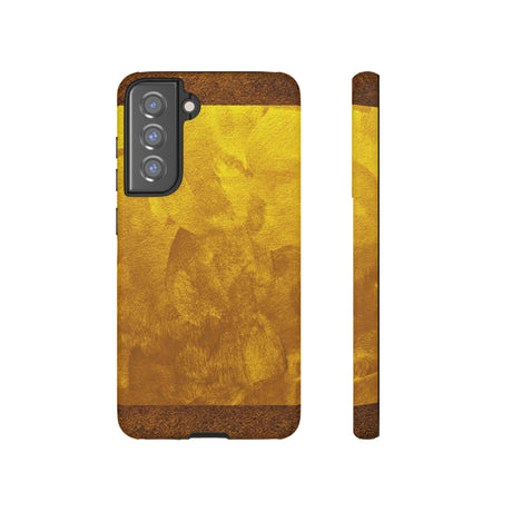 Retro Gold Android Case (Protective) Samsung Galaxy S21 FE Matte Phone Case