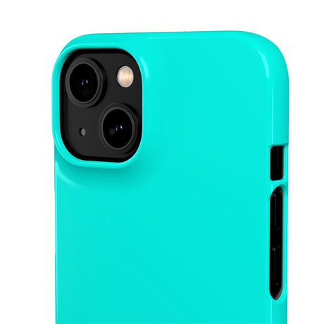 Bright Turquoise iPhone Case (Slim) Phone Case