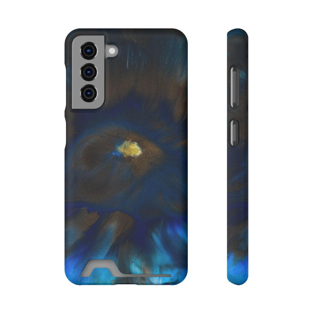 Space Galaxy Ink Art Samsung Case (Card) Samsung Galaxy S21 Matte With gift packaging Phone Case