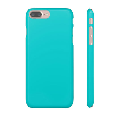 Dark Turquoise iPhone Case (Slim) iPhone 7 Plus Glossy Phone Case