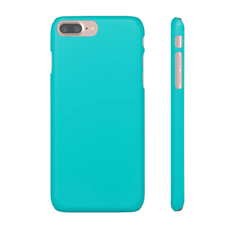 Dark Turquoise iPhone Case (Slim) iPhone 7 Plus Glossy Phone Case