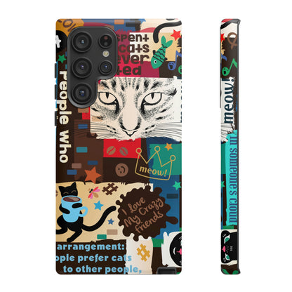 Cat Collage Android Case (Protective) Samsung Galaxy S22 Ultra Matte Phone Case