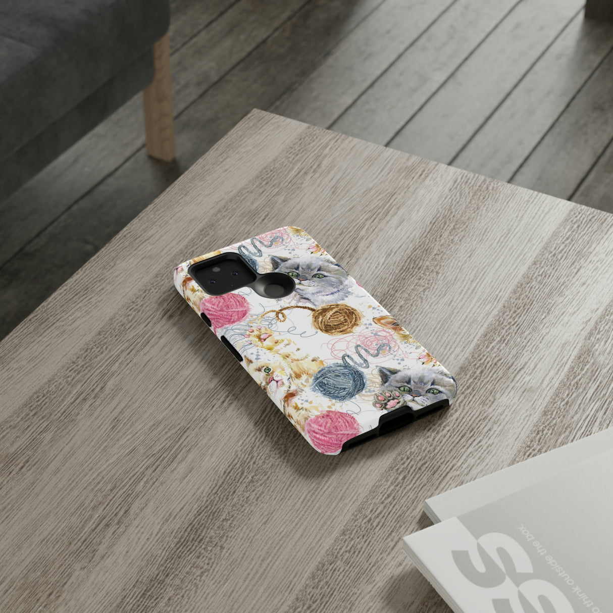 Cute Kitten Pattern Android Case (Protective) Phone Case