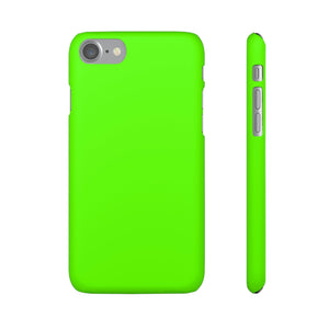 Bright Green iPhone Case (Slim) iPhone 7 Matte Phone Case