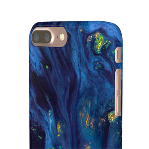 Green Opal Ink Art iPhone Case (Slim) Phone Case