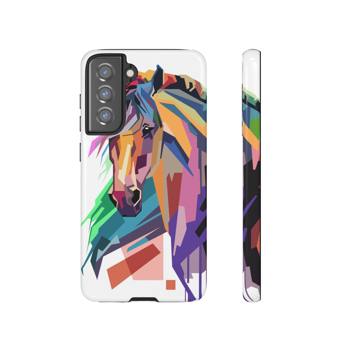 Illustration Horse Android Case (Protective) Samsung Galaxy S21 FE Glossy Phone Case