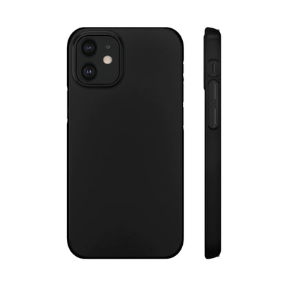 Black iPhone Case (Slim) iPhone 12 Mini Glossy Phone Case