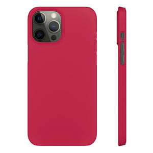 Bright Maroon iPhone Case (Slim) iPhone 12 Pro Max Matte Phone Case