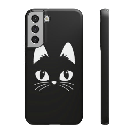 Cartoon Cat Icon Android Case (Protective) Samsung Galaxy S22 Plus Matte Phone Case