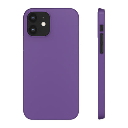 Dark Lavender iPhone Case (Slim) iPhone 12 Glossy Phone Case