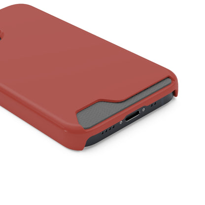 Medium Carmine iPhone Case (Card) Phone Case