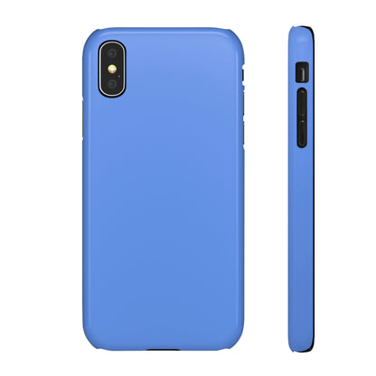 Cornflower Blue iPhone Case (Slim) iPhone X Glossy Phone Case