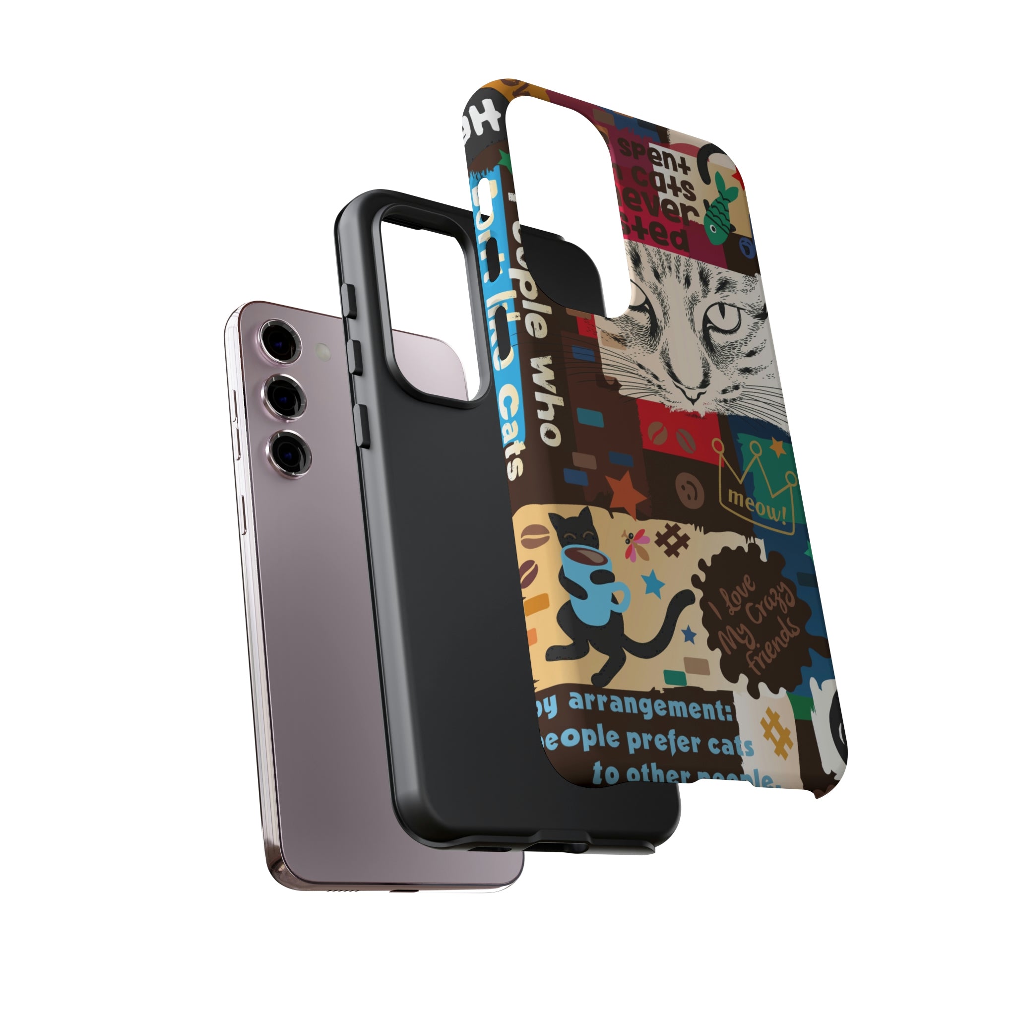 Cat Collage Android Case (Protective) Phone Case