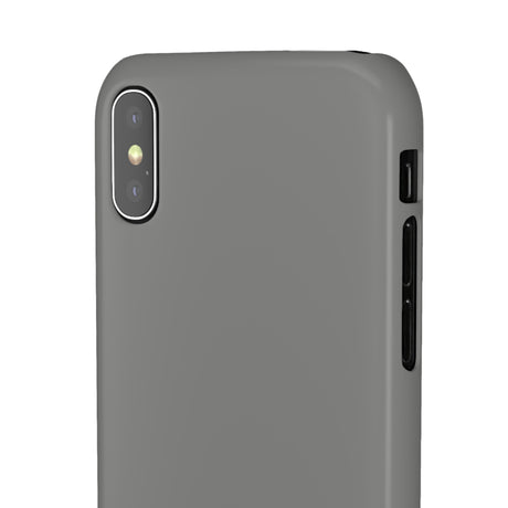 Battleship Gray iPhone Case (Slim) Phone Case