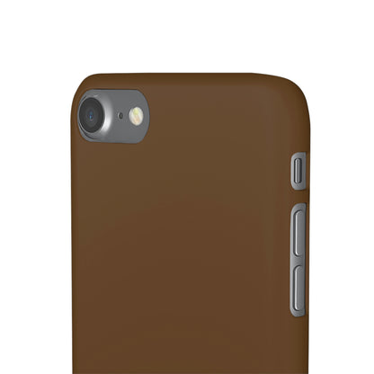 Dark Brown iPhone Case (Slim) Phone Case