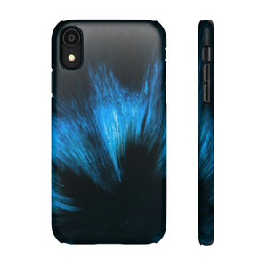 Midnight Shadow Ink Art iPhone Case (Slim) iPhone XR Matte Phone Case